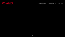 Tablet Screenshot of akker.nl